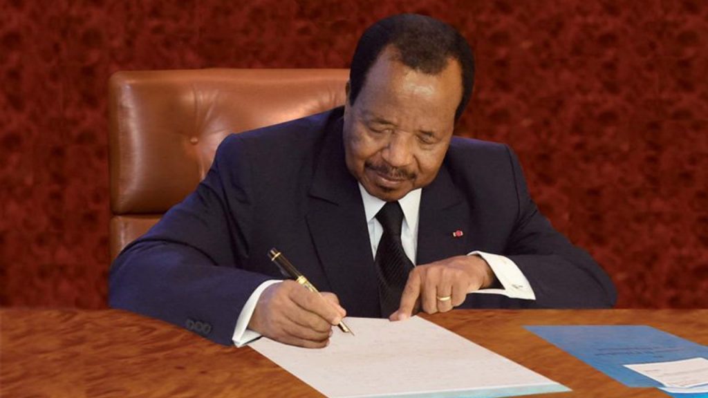 Biya Appoints New Rectors And Pro-Chancellors In State Universities